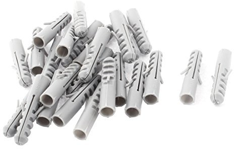 Aexit M10x 50mm en plastique Chevilles latence Expansion ongles prises Vis 25Clips 797A725