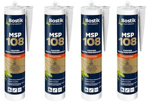 BOSTIK MSP 108 - Pack de 4 Cartouches
