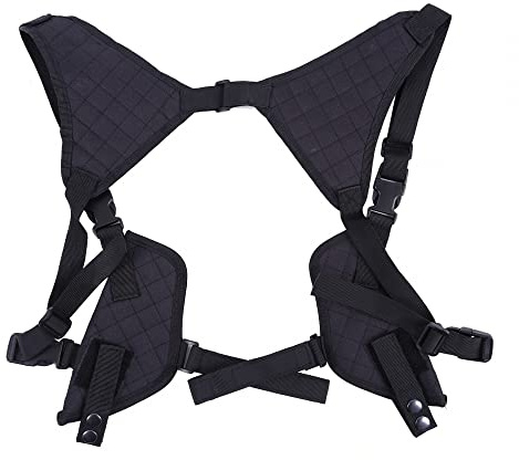 Verdecktes Schulterholster, Vertikal Pistolenholster, Verstellbar Nylon-Schulter Kreuzgurt für die meisten Handfeuerwaffen oder Pistolen