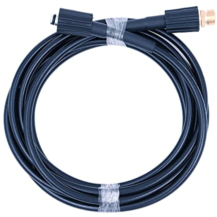 ZONADAH Tuyau de nettoyeur haute pression de 5 m, 16 pieds x 1/4 5800 PSI, M22 14 mm PIN, tuyau de rechange pour nettoyeur haute pression pour la plupart des marques