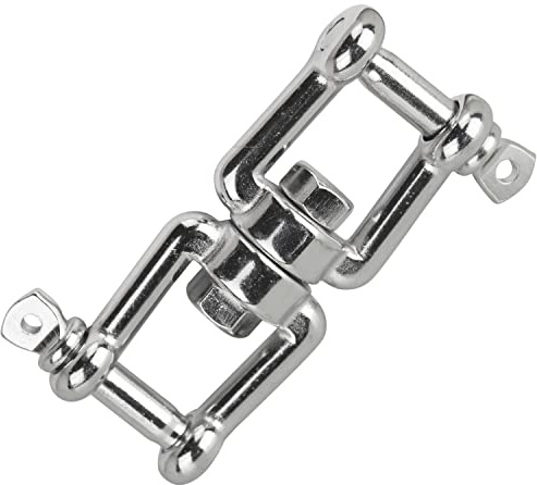 DERING Edelstahl Drehwirbel 6 mm 2 Stück von Hängesessel Outdoor Boxsack