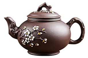 Tetera china Yixing hecha a mano de arcilla púrpura con filtro tetera de cerámica tradicional Zisha KungFu tetera A03