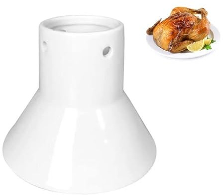 Plutreas Keramik Hähnchenbräter Rack Bierdose Huhn Ständer Vertikal Geflügel Huhn Kochen BBQ Zubehör (1 Stück)