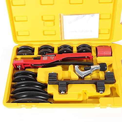 Handrohrbieger Set Manuelle Rohrbieger Rohrbiegegerät Rohrbiegemaschine Ø 6-22mm Rohrbieger