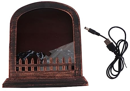 OSALADI 1 Pc Luz De La Chimenea Lámpara De Mesa Llevada Linternas Led Farol Efecto Lámpara Decorativa Chimenea Luz Efecto Luz De Modelado Niño Componentes Eléctricos Escritorio