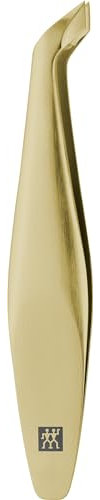 ZWILLING Nagelhautschneider (Präzises Entfernen von Nagelhautresten, scharfe, abgewinkelte Schneiden, hypoallergen), Mattiert, Premium, Gold