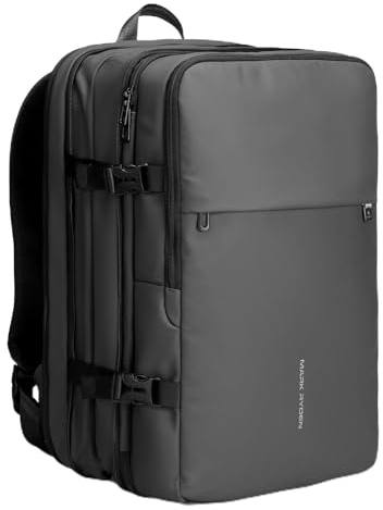 MARK RYDEN Handgepäck Rucksack Erweiterbarer 36L - YKK-Reißverschluss 17,3 Zoll Laptop Rucksack Herren, Anti Diebstahl Reiserucksack für Geschenke zum Valentinstag (Grau)