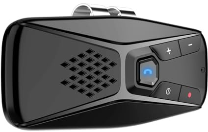 docooler Freisprecheinrichtung für das Auto, Befestigung an der Sonnenblende mit Clip, Freisprecheinrichtung, BT-Freisprecheinrichtung für das Auto mit Mikrofon, Audio-Empfänger für das Auto mit Clip,