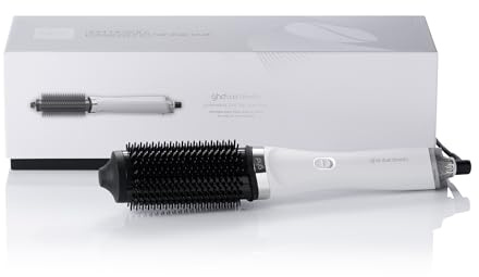 ghd Duet Blowdry - Hårtorkborste - Våt till torr utan värmeskador, 3 gånger mer volym, långvarigt resultat i 24 timmar, frissfri torkning, 50% mer glans, Vit