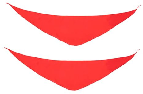 TENDYCOCO 2St roter Schal Kinder tanzende Schals tanzende Kinder Dreieckstuch Vorschulschal rotes Dreieckstuch dreiecksschal dreieckschal für dreieck schal Stoff
