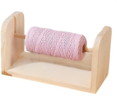 Holz-Garnhalter Hölzernes Bandaufbewahrungsregal Tragbar | Nähgarnrollenhalter, Mesh Häkelgarnregal, Für Stickerei, Quilting und Nähgarn