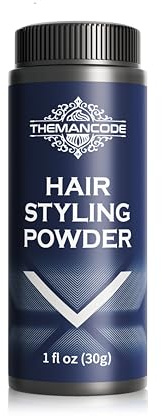 THEMANCODE Texture Powder, Volumen Puder Haare, Geschenk für Männer, Leichtes Haarstylingpuder verleiht Volumen und Textur, am besten für Kurzes bis Mittellanges Haar, 30 g