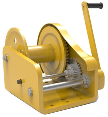 Treuil manuel portable robuste avec levage bidirectionnel autobloquant treuil compact domestique grue à corde synthétique pour un levage et un remorquage faciles