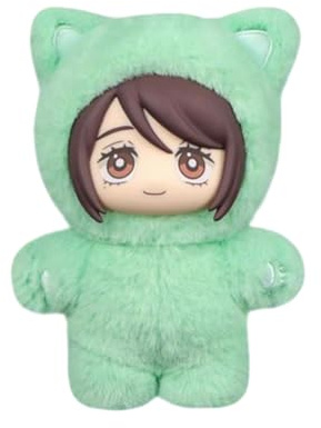Anjinguang Anime JJK Figur Statue Ieiri Shoko Actionfigur 14 cm Ieiri Shoko Plüsch Pyjama-Stil PVC-Modell Sammlerstück Auto-Schreibtischdekoration Geschenke