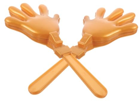 Abaodam 2 piezas Pequeños Aplaudidores de Mano de Plástico Reutilizables de Fiestas Eventos Deportivos Herramientas de Animación y Ruido