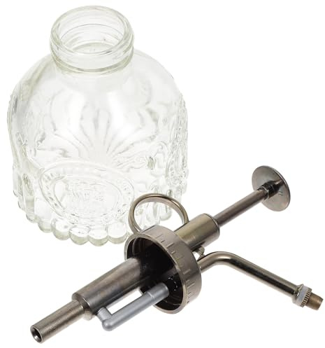 Ciieeo Annaffiatoio Vintage in Vetro Spruzzatore in Bronzo, Bottiglia Spray per Piante da Interno ed Esterno, Spruzzatore D'acqua da Giardino Ergonomico per Irrigazione Precisa di Vasi