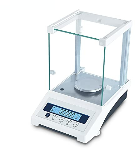Analytisk Våg, 0,1 Mg Avläsningsnoggrannhet, 100 G Kapacitet, 0,0002 G Repeterbarhet, 80 Mm Panorering, Justerbar Hastighet Och Känslighet, Stor Lcd-Display, För LaboratoriefgaoJIN1505