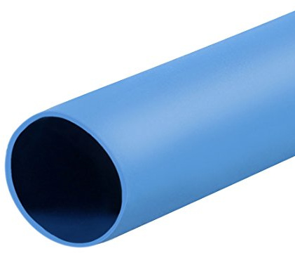 sourcing map Heat Shrink Tubing 5mm Dia 1m Length 2:1 Heat Shrink Wrap Cable Sleeve Heatshrink Tube Blue