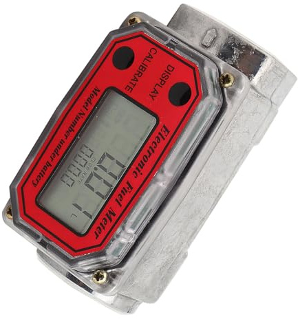 Kraftstoffflussmesser, Mini Digital Turbine Flowmeter Dieselkraftstoffflussmesser 10-200L 1 NPT Flowmeter