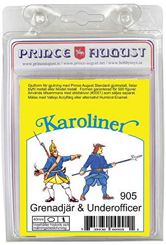 Prince August Hobby Gießform – Karoliner Grenadier und Unteroffizier PAS905