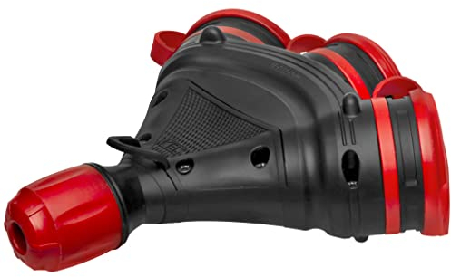 KEL Mehrfachsteckdose Mehrfachstecker Schuko 250V max. 16A IP44 3-fach Steckdose Rot Schwarz