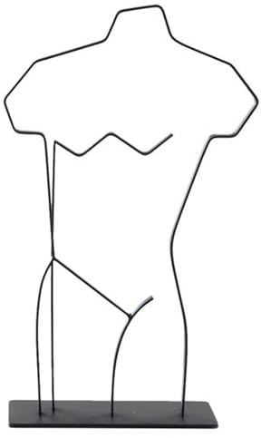 Cooee Design - Skulptur - Wire - Boaz - Schwarz - Metall - Maße (LxBxH): 18,5 x 8 x 30 cm