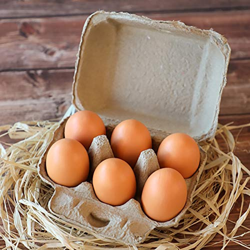 Vassoio per uova Scatola portaoggetti per uova pieghevole in cartone portatile 6 griglia porta uova pollo attrezzatura agricola 10 pezzi, per la casa cucina frigorifero, rivenditori, imballatori,
