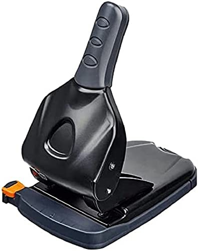 smart by Leviatan SMART 0425 Locher 65 Blatt,Papierlocher,Bürolocher,Anschlagschiene mit Formatvorgaben 65 Blatt Less Effort Locher,60% Reduzierter Kraftaufwand,Hochwertiges Ergonomisches Gehäuse