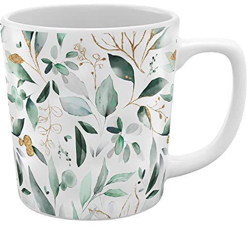 Tasse Struktur Motiv Blumen