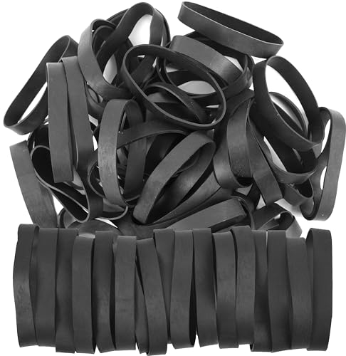 AMUU Rubber Bands Size 84 Tactical Rubber Bands Black 50Pcs