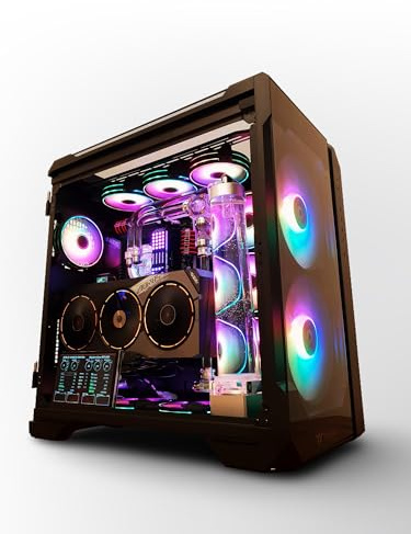 VIXIA High End Custom Watercooled Gaming PC - Intel Core i9 14900K - GeForce RTX 4090 DDR6X 24GB - DDR5 6000MHz 64GB - PCIe4.0 M.2 NVME 2TB - Black - VXS-100B