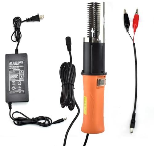 Corded Electric Fish Scaler, Host IPX7 Waterproof, Two-way Rotated, Extended AC Adapter Cord, Continuous Uninterrupted Work, Electric Fish Scaler Remover, Professional Fish Scale Remover Tools