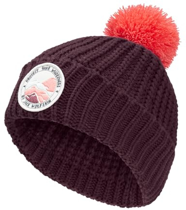 Jack Wolfskin Berretto Unisex per Bambini, con Pompon