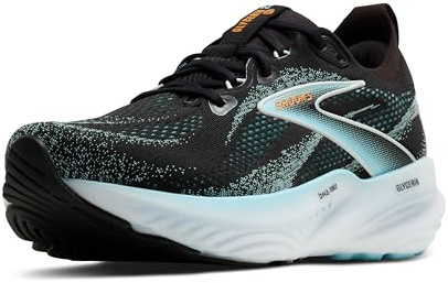 BROOKS Glycerin 22 Sneaker för män, 40.5 EU, Svart Atomizer Blazing Orange, 40.5 EU