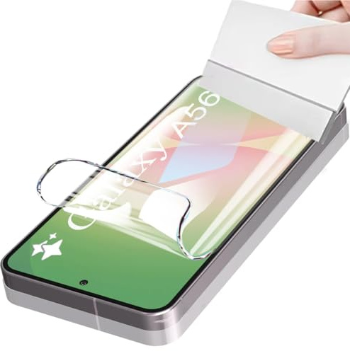 [2 pcs] Films de Protection d'écran en Hydrogel pour Samsung Galaxy A56 5G (6.7 Pouces), [HD] Film de Protection en Transparent TPU Souple [Pas de Verre Trempé]