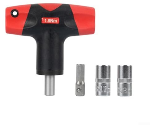 UTTASU Accessory Torque Wrench Tool 8Nm/2 5Nm for Accurate Nozzle Installation with 4 Hex Bit Compatibility (A)