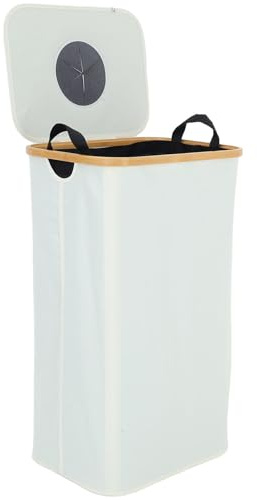 GRADENEVE Foldable Recycling Bin with Lid 105l Oxford Cloth Bottle Storage Container Removable Inner Bag Kitchen Bottle Recycling Basket for Home and Pantry Organization