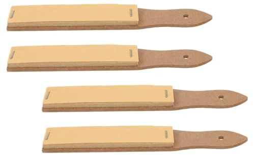 Lurrose 4 Stück Schleifpapier Zeichenwerkzeug Anspitzer für Pastell und Kohlestifte mit Feiner Präzision und Tragbarem Design für Kunstprojekte und Outdoor Skizzen