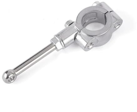 Remingtape Universell sidostativförlängning för motorcyklar, extra verktygshållare, 20–23 mm, monostativ, fotstöd, hållbart (silver)