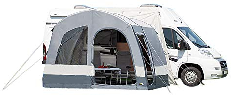 dwt Wohnmobil Vorzelt Luna Air, 350 x 250 cm, aufblasbares Mobilzelt, freistehend für Busse und Kastenwagen inkl. Zeltboden