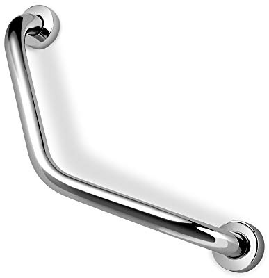 Greensen, maniglia di supporto per doccia, in acciaio inox, per vasca bagno, montaggio a parete, antiscivolo, 44,5 cm