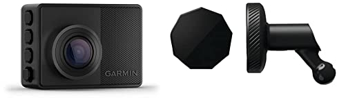 Garmin Dash Cam 67W – kompakte Dashcam mit automatischer Unfallerkennung, 2“ (5,1 cm) & Dash Cam Magnetische Halterung - für Garmin Dash Cams, zur sicheren Montage, diskretes Design