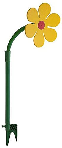 Snner Dancing Daisy Sprinkler, Yellow, Plastic, Oscillating, Daisy, Garden Irrigation Tool