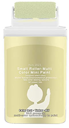 Wand-Reparaturpinsel, Graffitis-Reparaturwalzen, Pinselfarbe, wasserdicht, schnell trocknend, umweltfreundliche Latexfarbe, Mehrzweck-Wandreparaturfarbe, Gelb