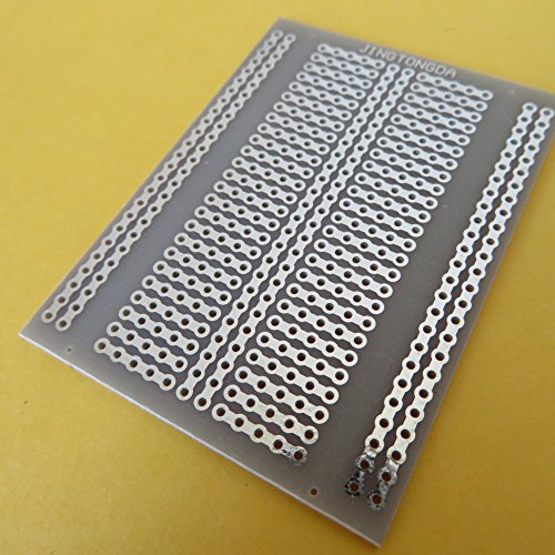 5stk 5x7cm 5er Joint Holes Streifen-Raster Veroboard Stripboard Fiberglasss Prototype Paper PC-B Pla-Tine Leiter-Platte Universal Experiment Matrix Cir-cuit Board