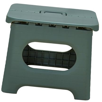Klappbarer Tritthocker, Kinderhocker aus Kunststoff, Tragbar, Zusammenklappbar, 100 Kg Belastbar, Leichter Tritthocker Camping, Picknick, Küche, Bad, Garten und Outdoor