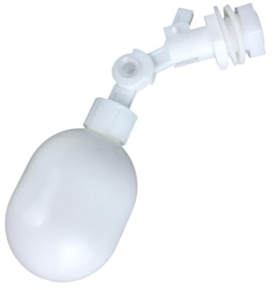 Folpus Vanne à flotteur contrôle du niveau d'eau 3/8 pouces, vannes de contrôle des niveaux d'eau de piscine avec bras réglable, vanne à flotteur pour