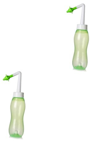 Hohopeti 2stücke Nasenreinigung Für Erwachsene Und Mädchen Nasal Rinsing Nose Wash Bottle Grün Effektive Nasenspülung Linderung Von Allergien Und Erkältungen Einfach Zu Bedienen