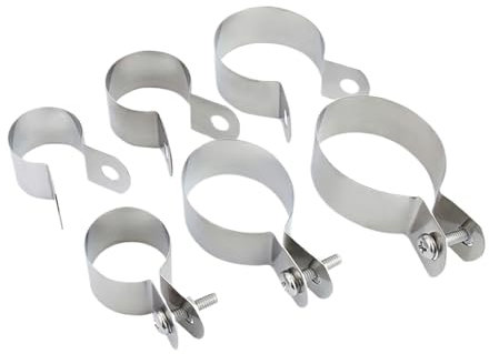 TRENIS Befestigungs-Erdungsklemme aus Edelstahl 304(10pcs M25mm)
