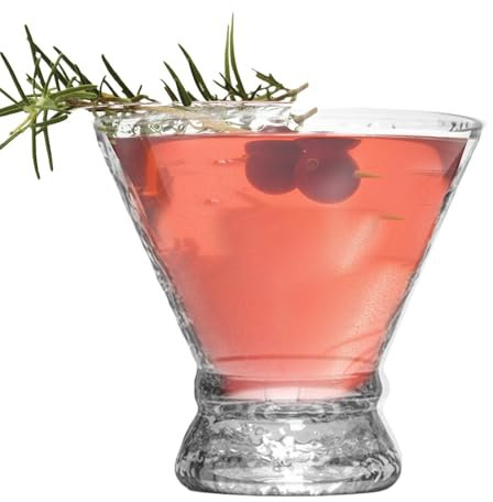 Vasos de agua Margarita, juego de copas de vino pequeñas de 200 ml, con base gruesa para el hogar, bar, cafetería, reunión familiar y club nocturno